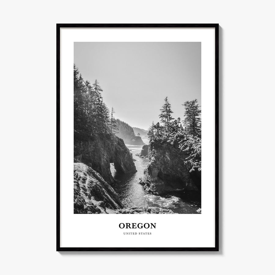 Oregon Classic No 1 Poster, framed poster mockup