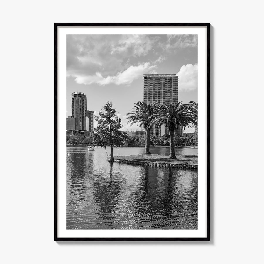 Orlando Photo No 3 Poster, framed poster mockup, white border