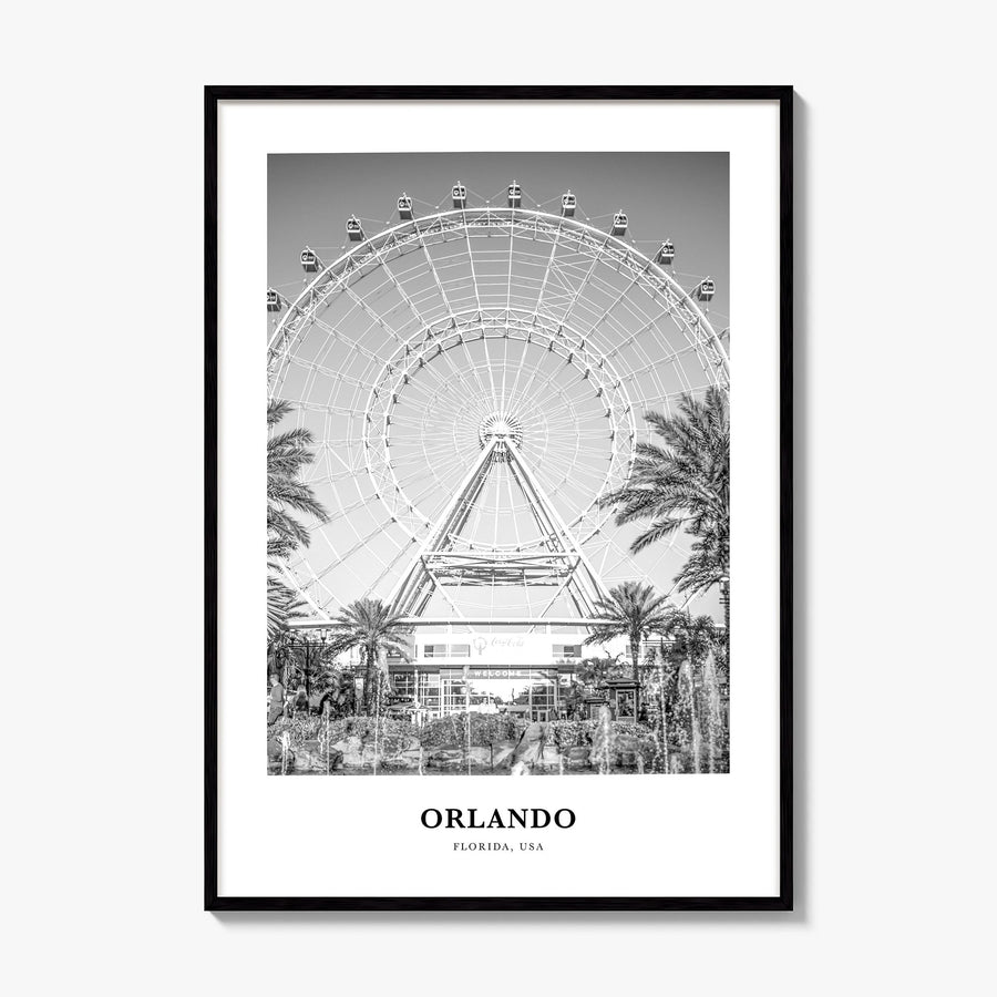 Orlando Classic No 2 Poster, framed poster mockup