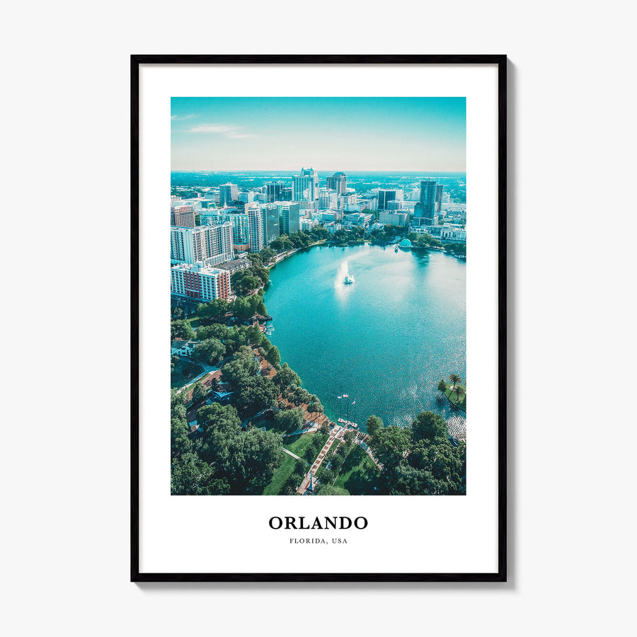 Orlando Classic No 2 Poster, framed poster mockup