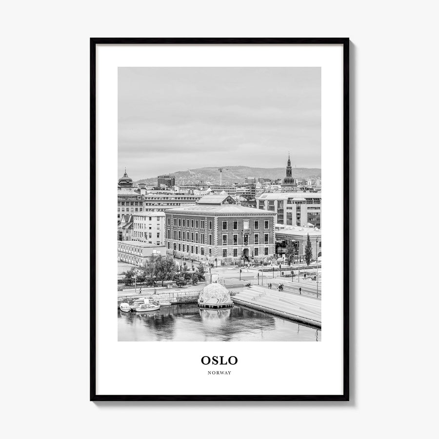 Oslo Classic No 2 Poster, framed poster mockup