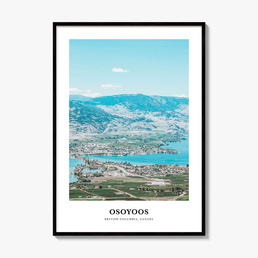 Osoyoos Classic Poster, framed poster mockup