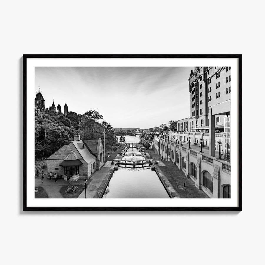 Ottawa Photo Poster, framed poster mockup, white border