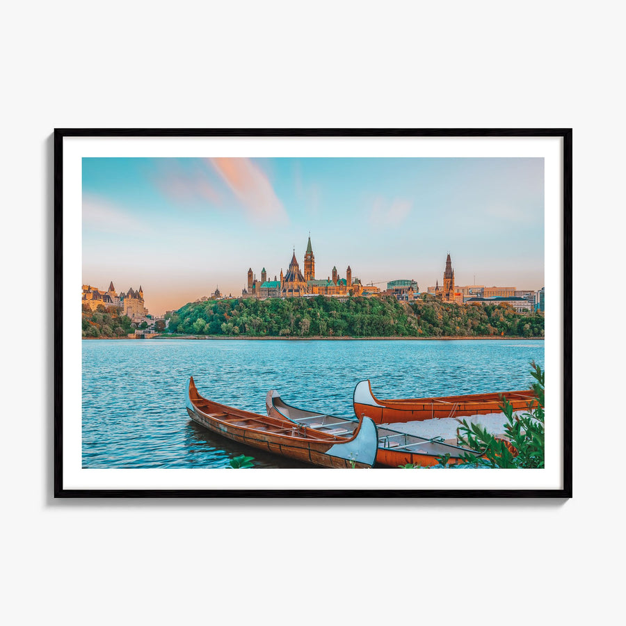 Ottawa Photo Poster, framed poster mockup, white border