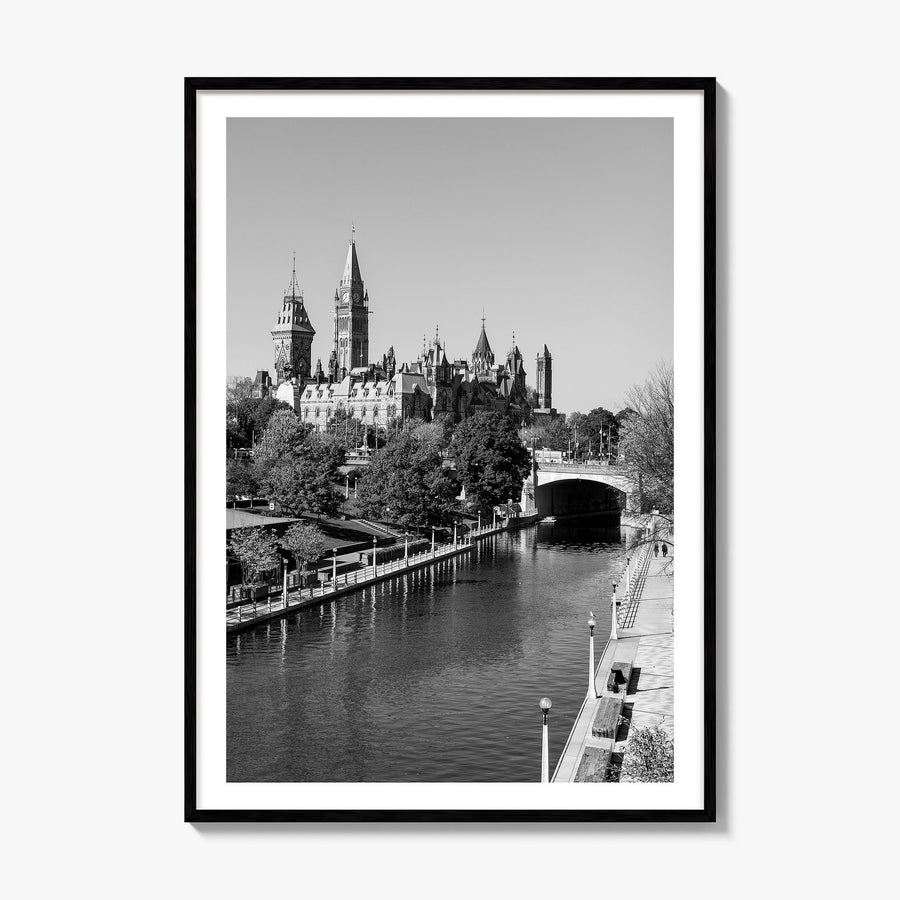 Ottawa Photo Poster, framed poster mockup, white border