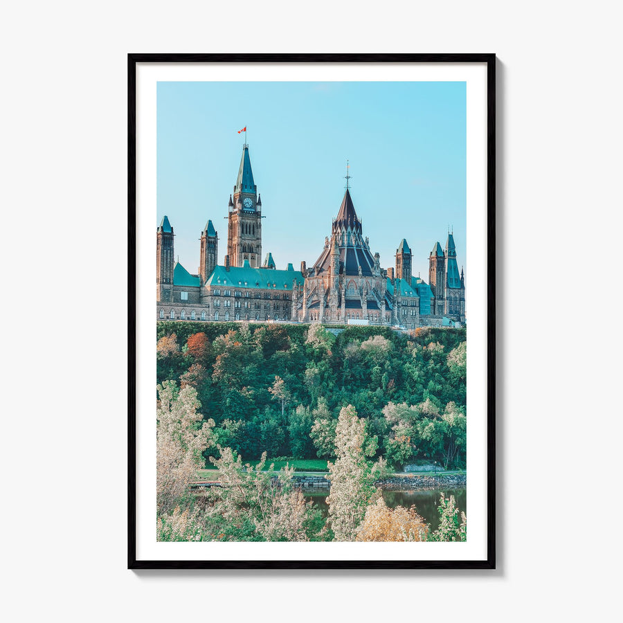 Ottawa Photo No 1 Poster, framed poster mockup, white border