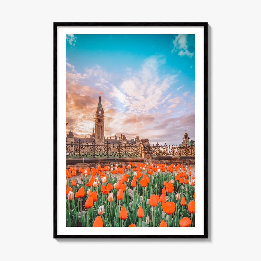 Ottawa Photo No 2 Poster, framed poster mockup, white border
