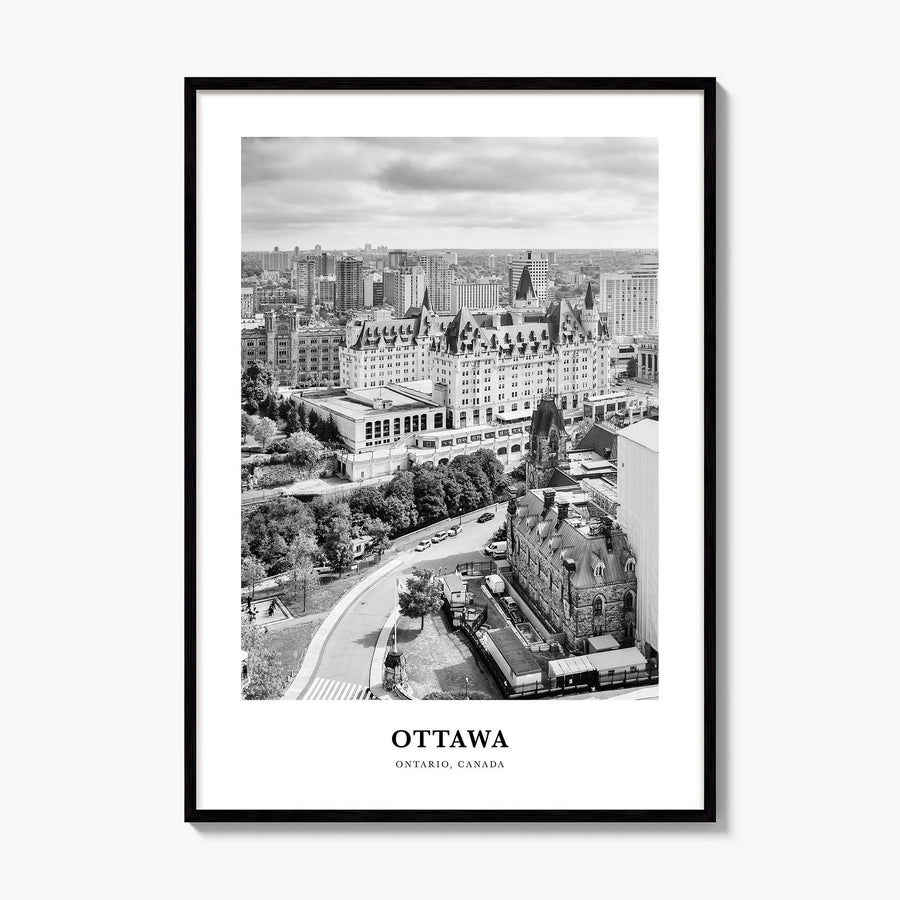 Ottawa Classic No 1 Poster, framed poster mockup