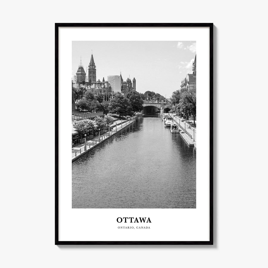 Ottawa Classic No 2 Poster, framed poster mockup