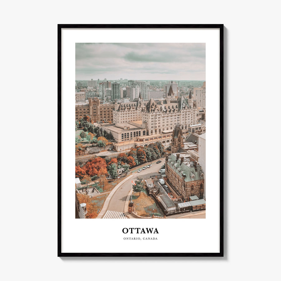 Ottawa Classic Poster, framed poster mockup