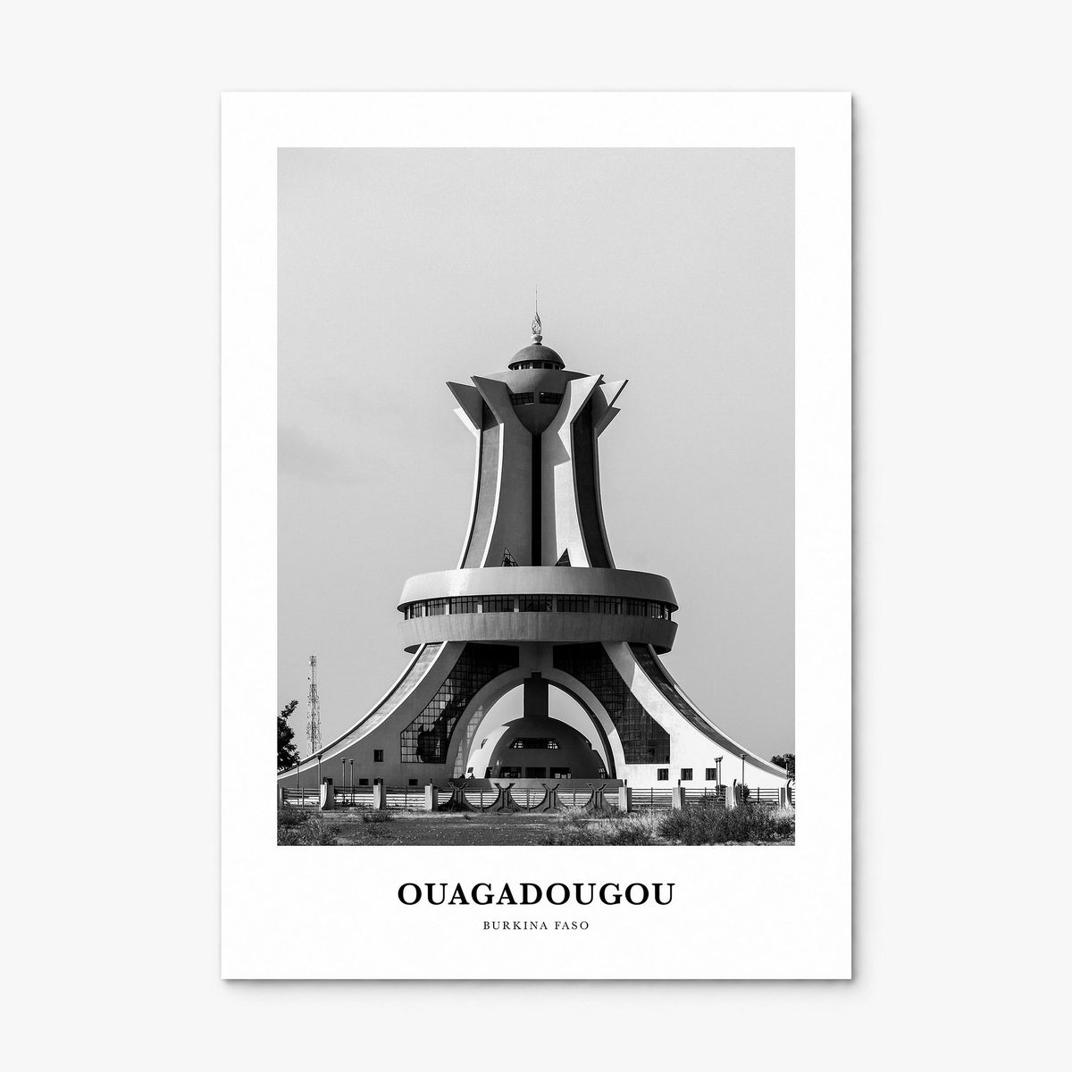 Ouagadougou Classic Poster, print only (unframed)