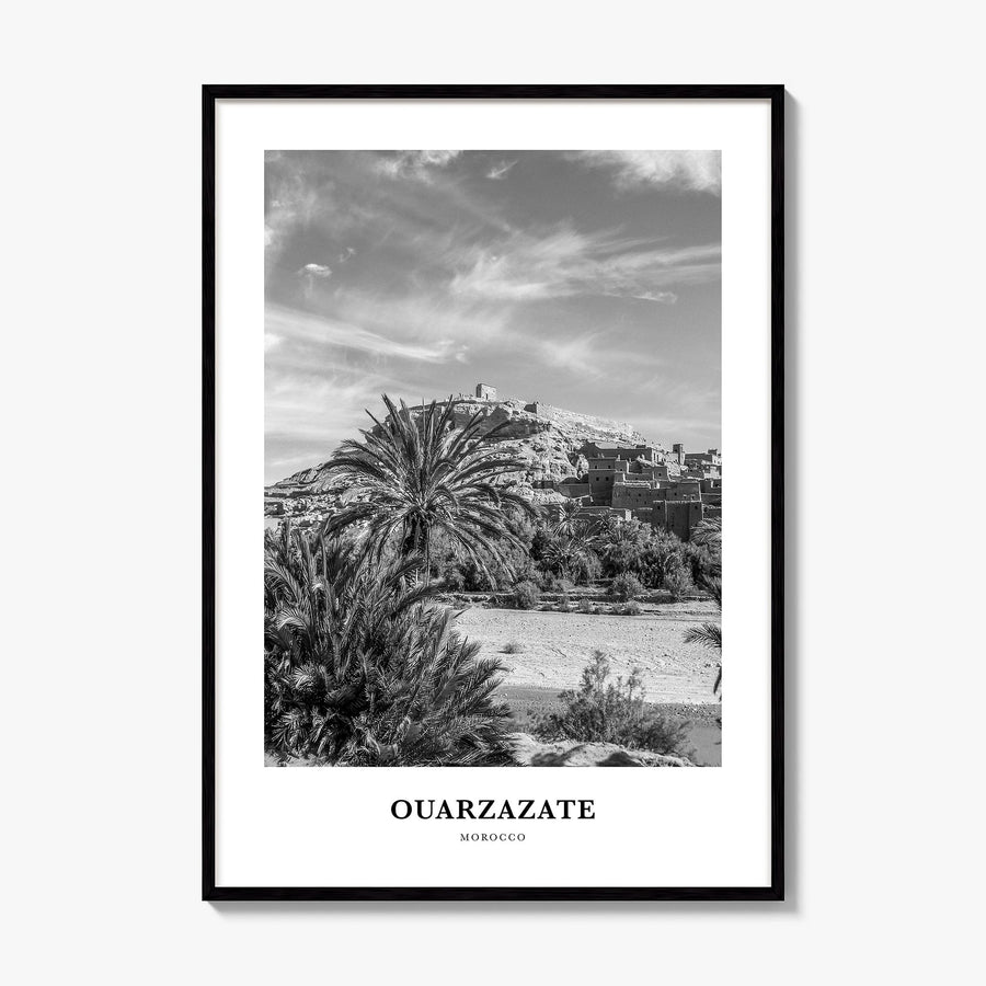 Ouarzazate Classic Poster, framed poster mockup