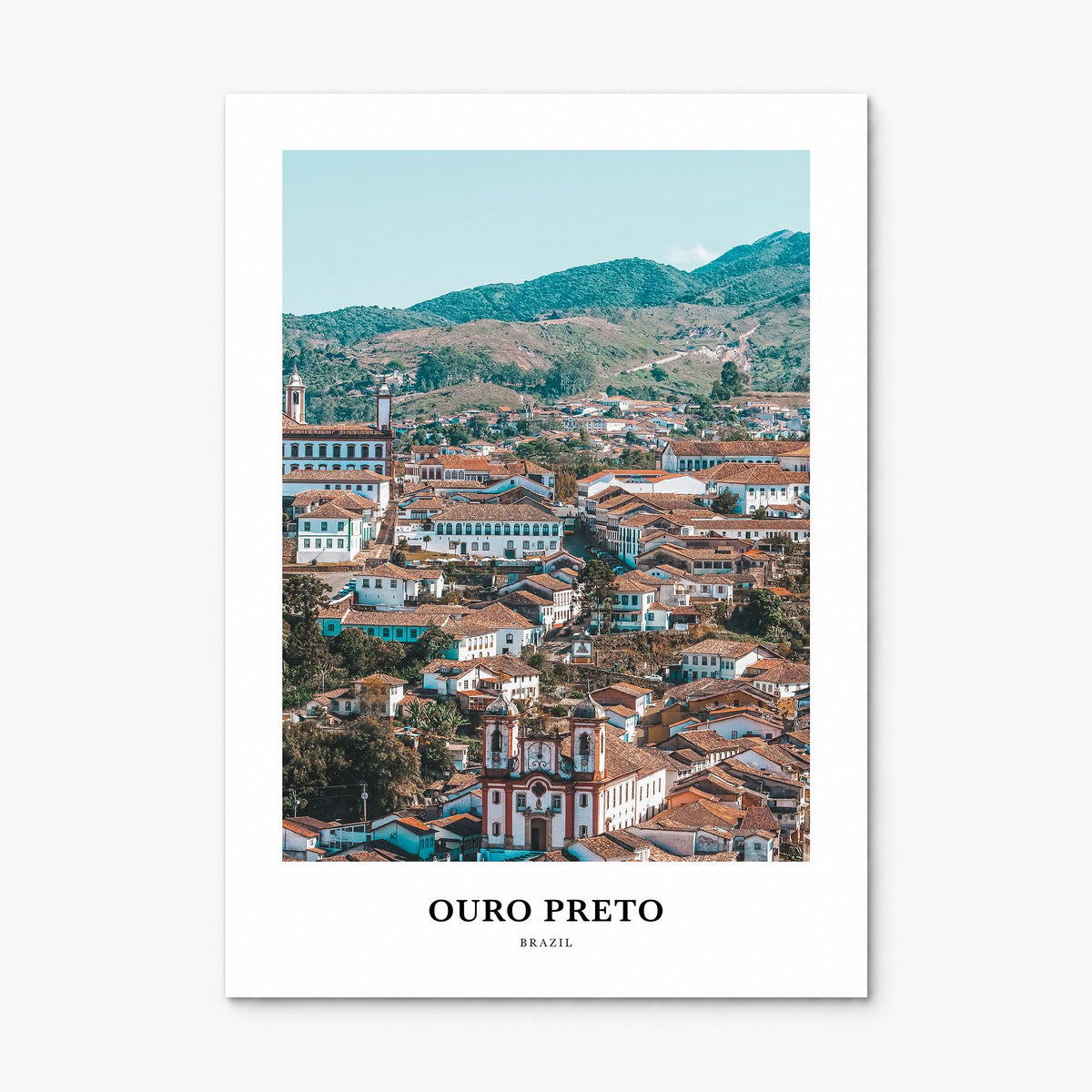 Ouro Preto Classic Poster, print only (unframed)