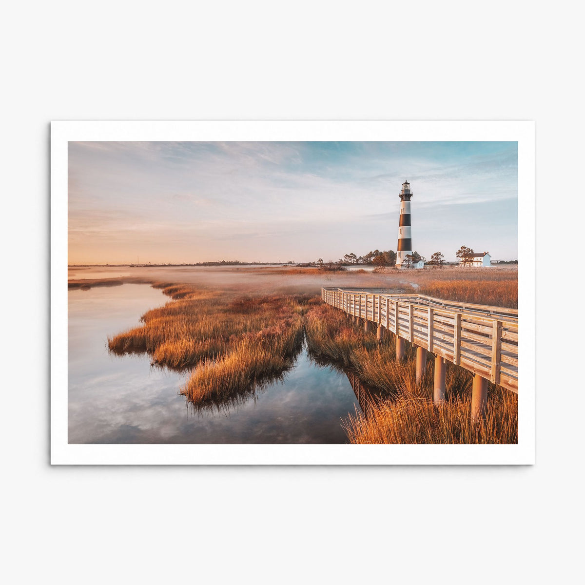 Outer Banks Photo Poster, print only (unframed), white border