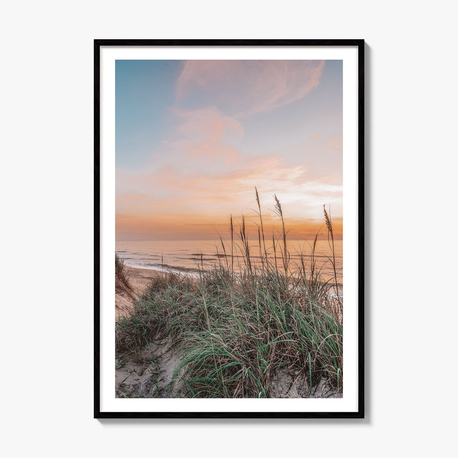 Outer Banks Photo No 1 Poster, framed poster mockup, white border