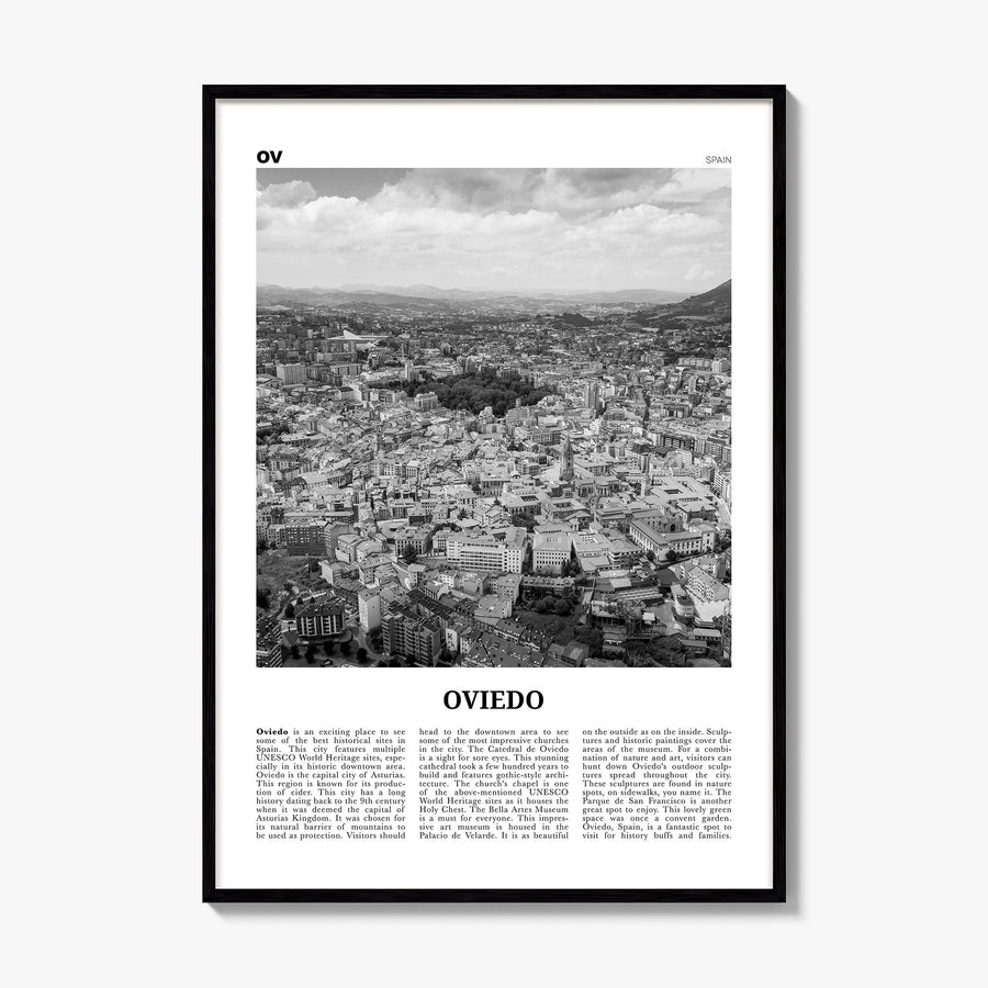Oviedo Newspaper Poster, framed poster mockup