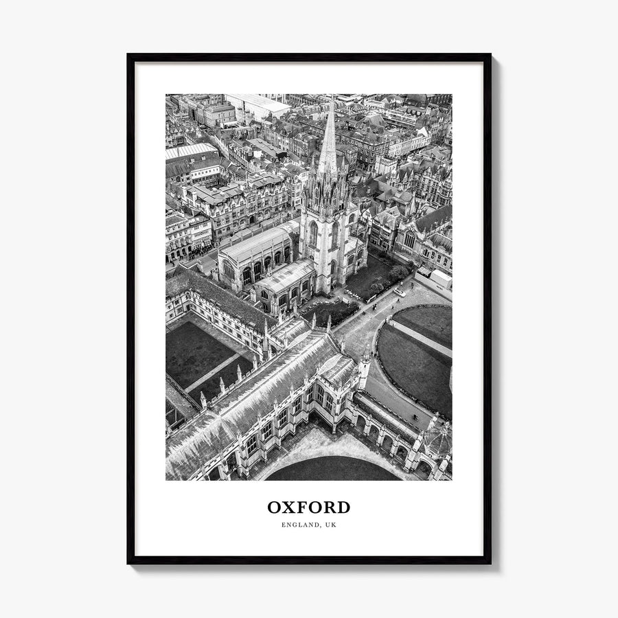 Oxford, England Classic Poster, framed poster mockup