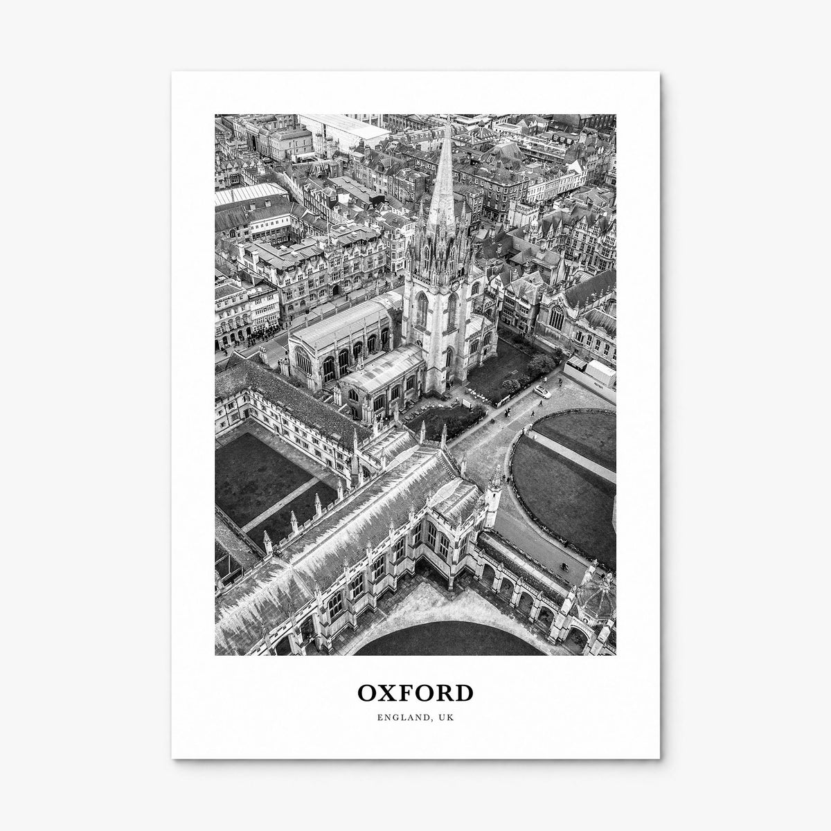 Oxford, England Classic Poster, print only (unframed)