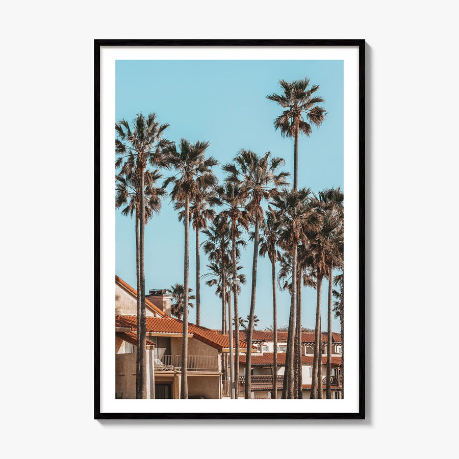 Oxnard Photo Poster, framed poster mockup, white border