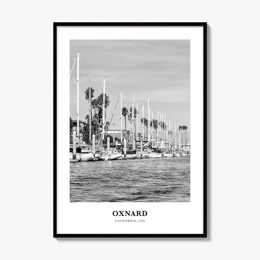 Oxnard Classic Poster, framed poster mockup