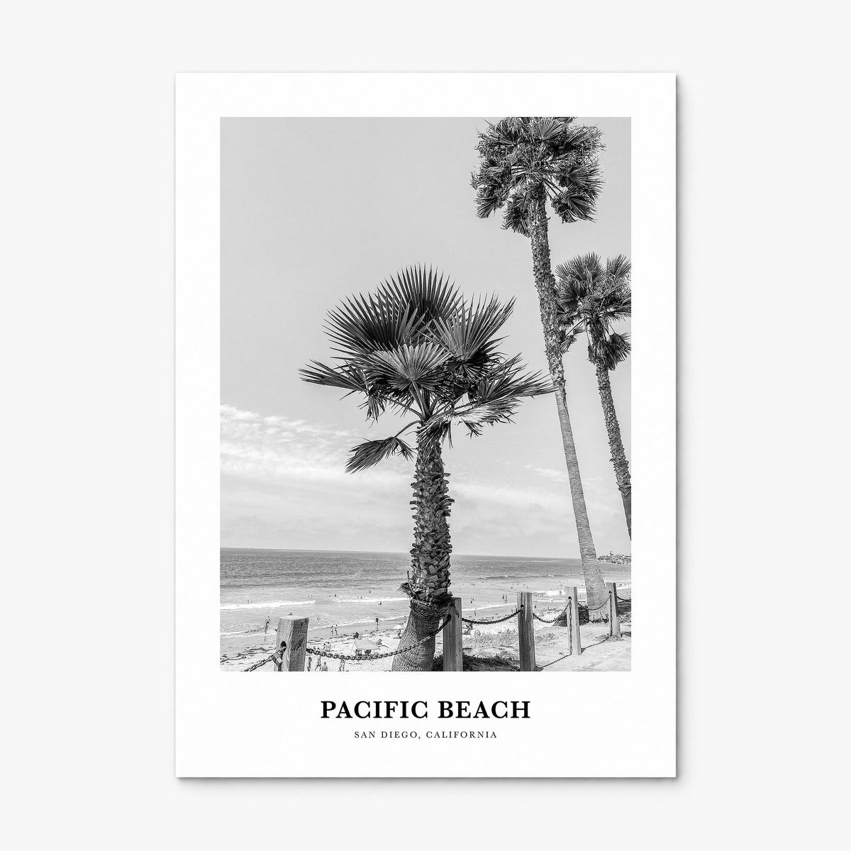 Pacific Beach Classic No 1 Poster, print only (unframed)