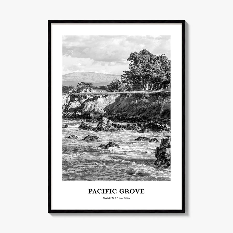 Pacific Grove Classic Poster, framed poster mockup