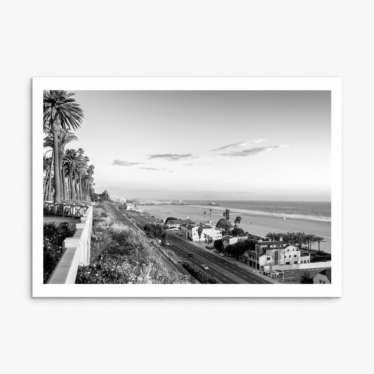 Pacific Palisades Photo Poster, print only (unframed), white border