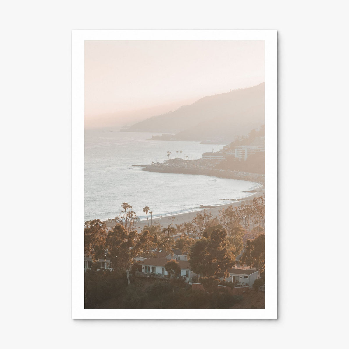 Pacific Palisades Photo No 1 Poster, print only (unframed), white border