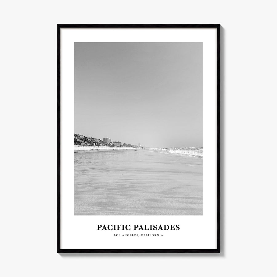 Pacific Palisades Classic Poster, framed poster mockup