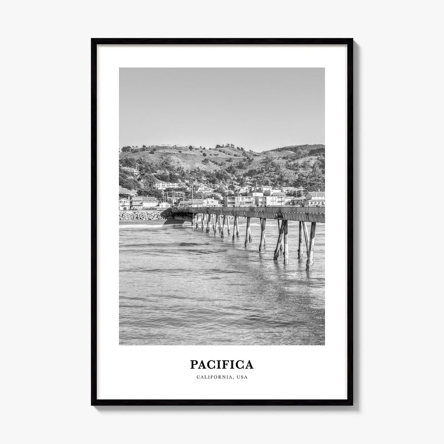 Pacifica Classic Poster, framed poster mockup
