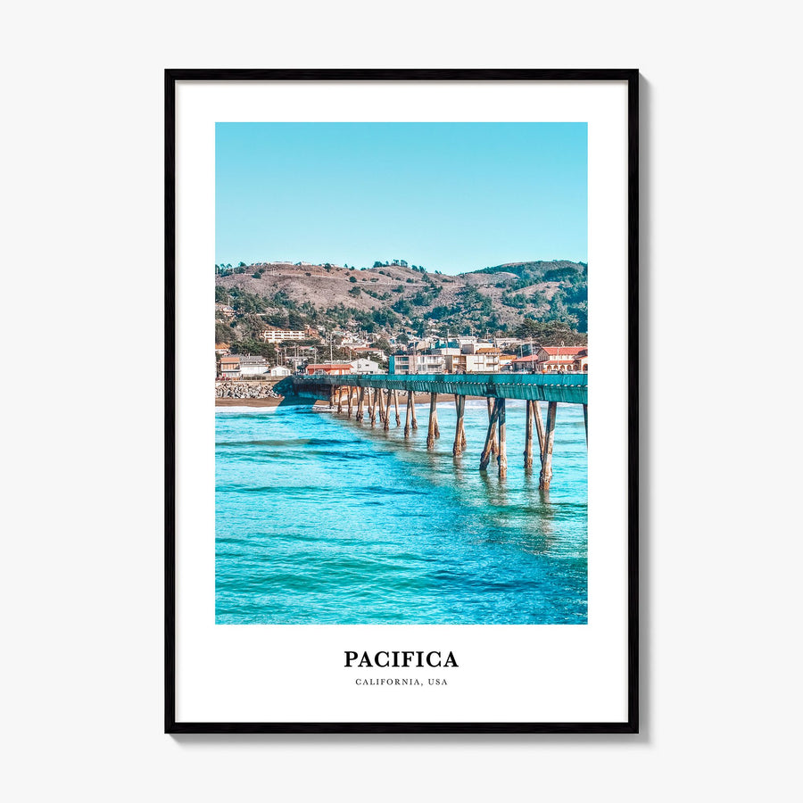 Pacifica Classic No 1 Poster, framed poster mockup