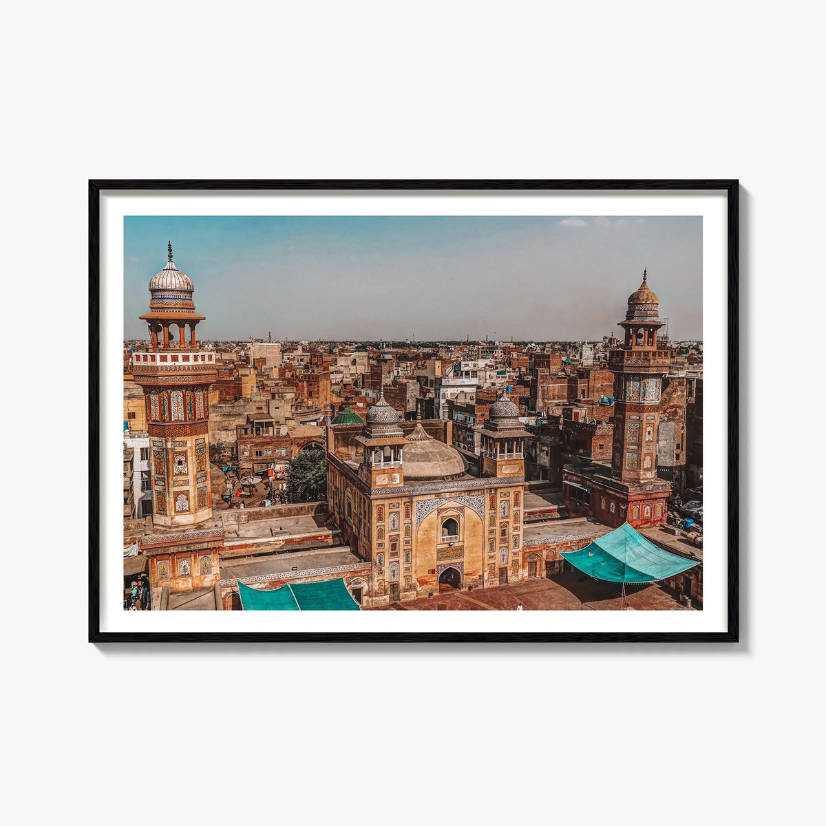 Pakistan colorful photo poster of Asia – horizontal wall art, unframed print shown in interior mockup