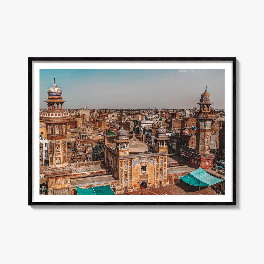 Pakistan colorful photo poster of Asia – horizontal wall art, unframed print shown in interior mockup