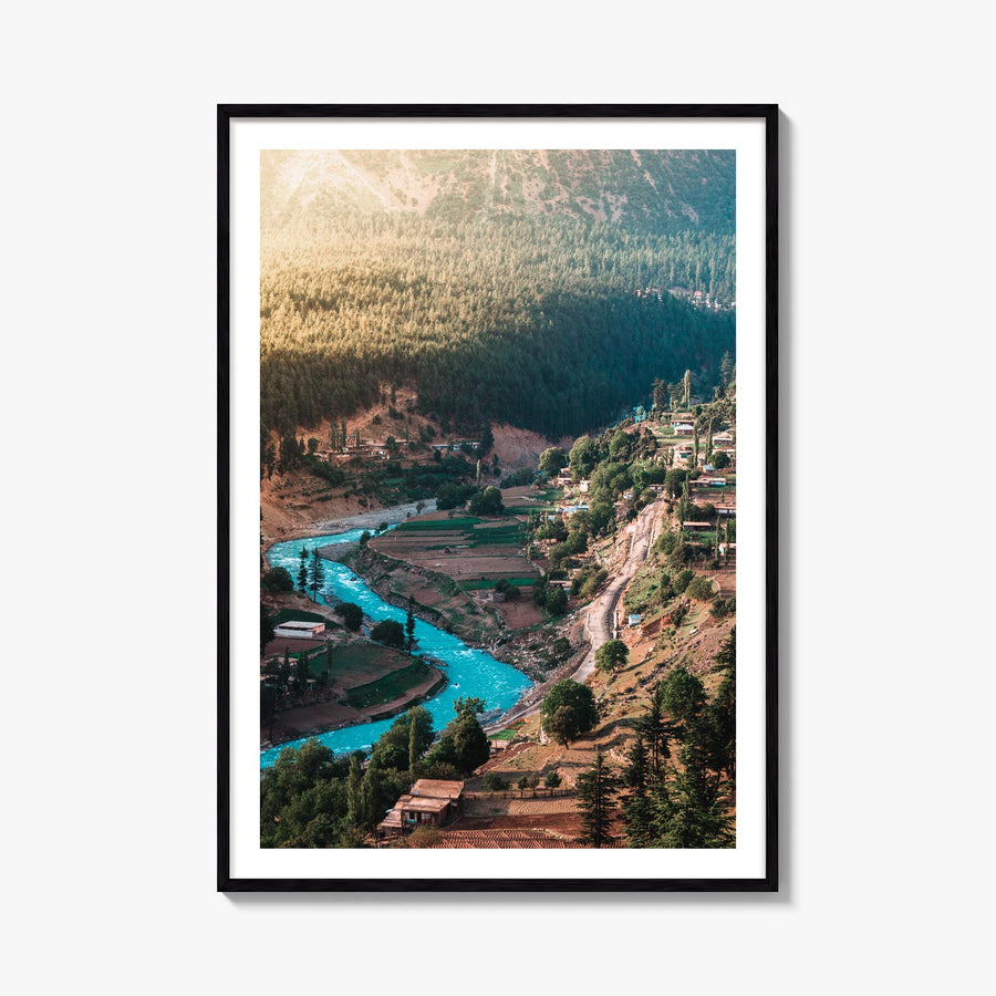Pakistan colorful photo poster of Asia – vertical wall art, unframed print shown in interior mockup