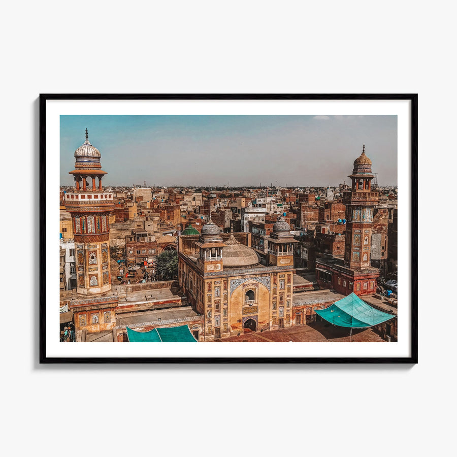 Pakistan Photo Poster, framed poster mockup, white border
