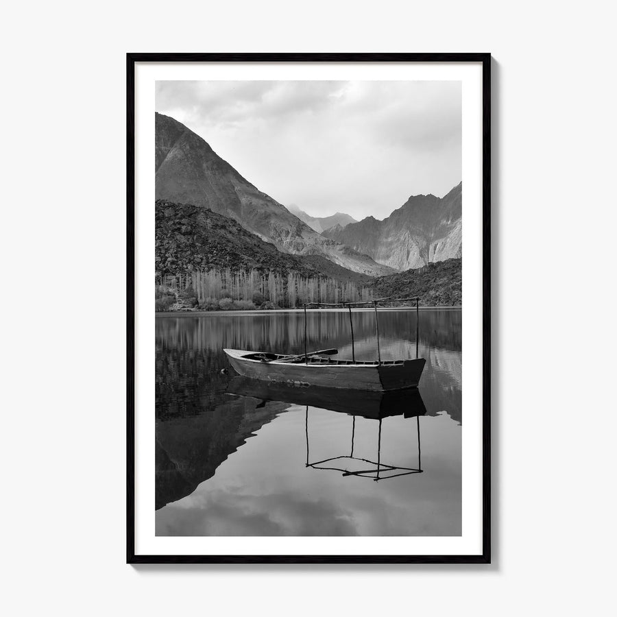 Pakistan Photo Poster, framed poster mockup, white border