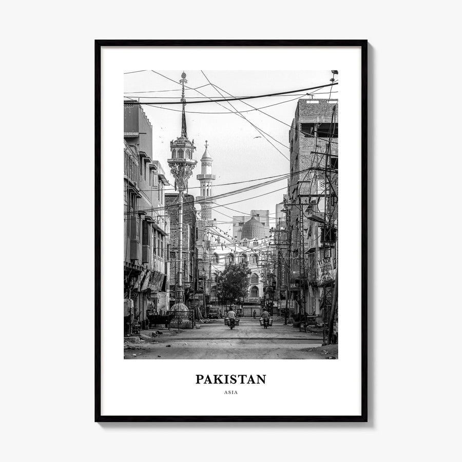Pakistan Classic No 2 Poster, framed poster mockup