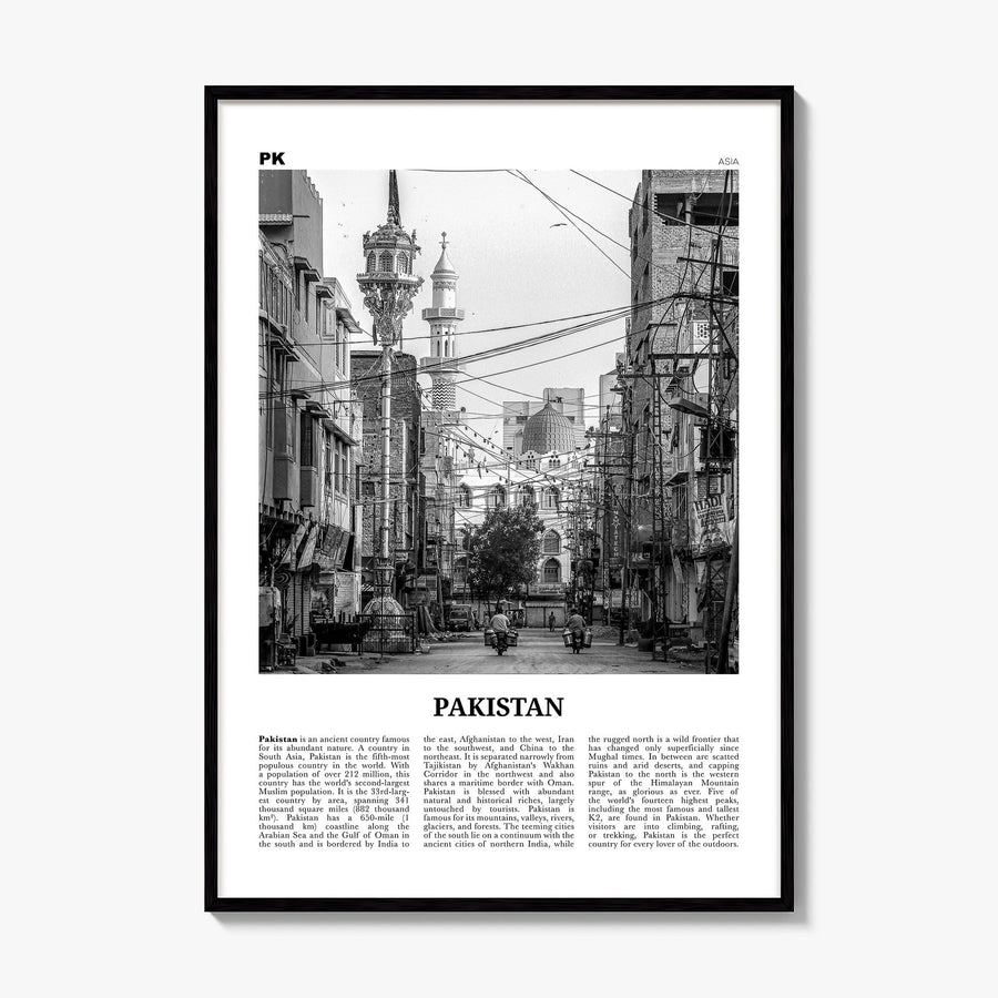 Pakistan Newspaper No 1 Poster, framed poster mockup