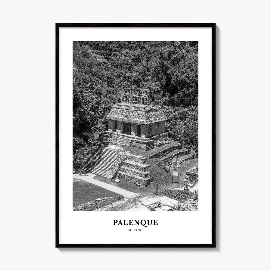 Palenque Classic Poster, framed poster mockup