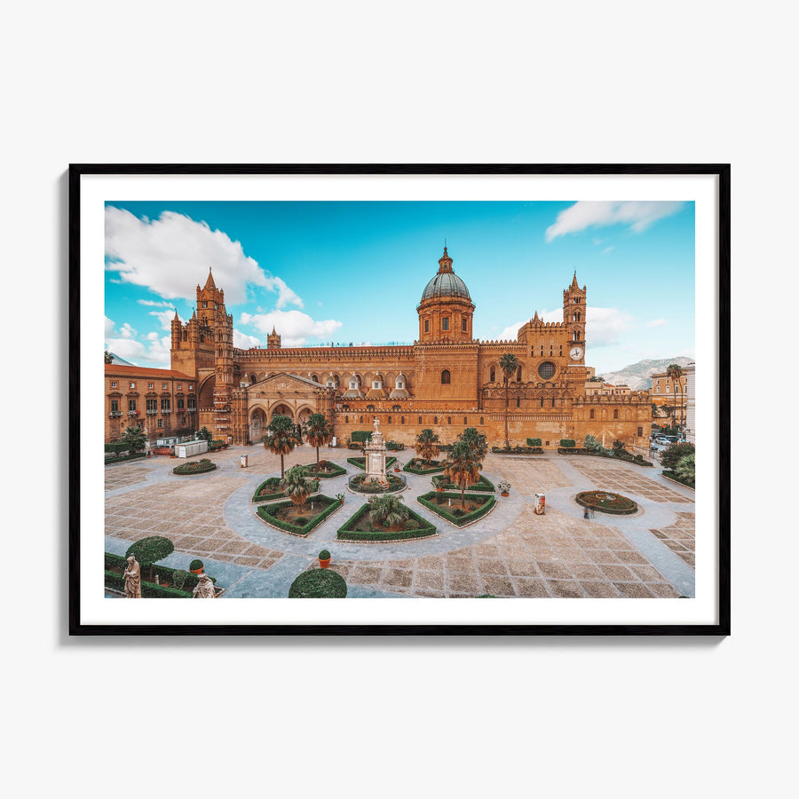 Palermo Photo Poster, framed poster mockup, white border