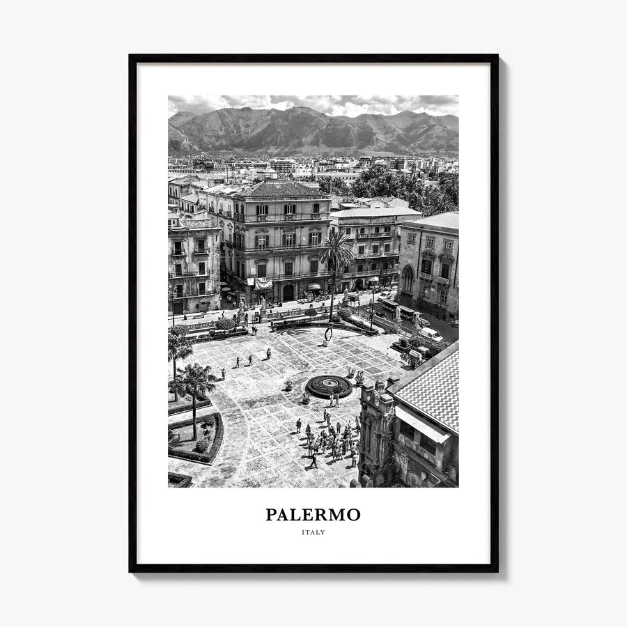 Palermo Classic Poster, framed poster mockup