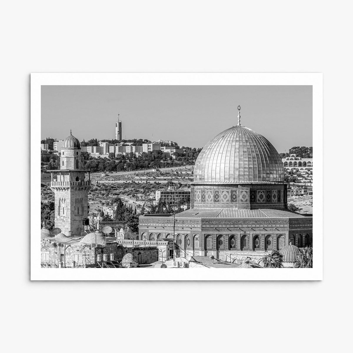 Palestine Photo Poster, print only (unframed), white border