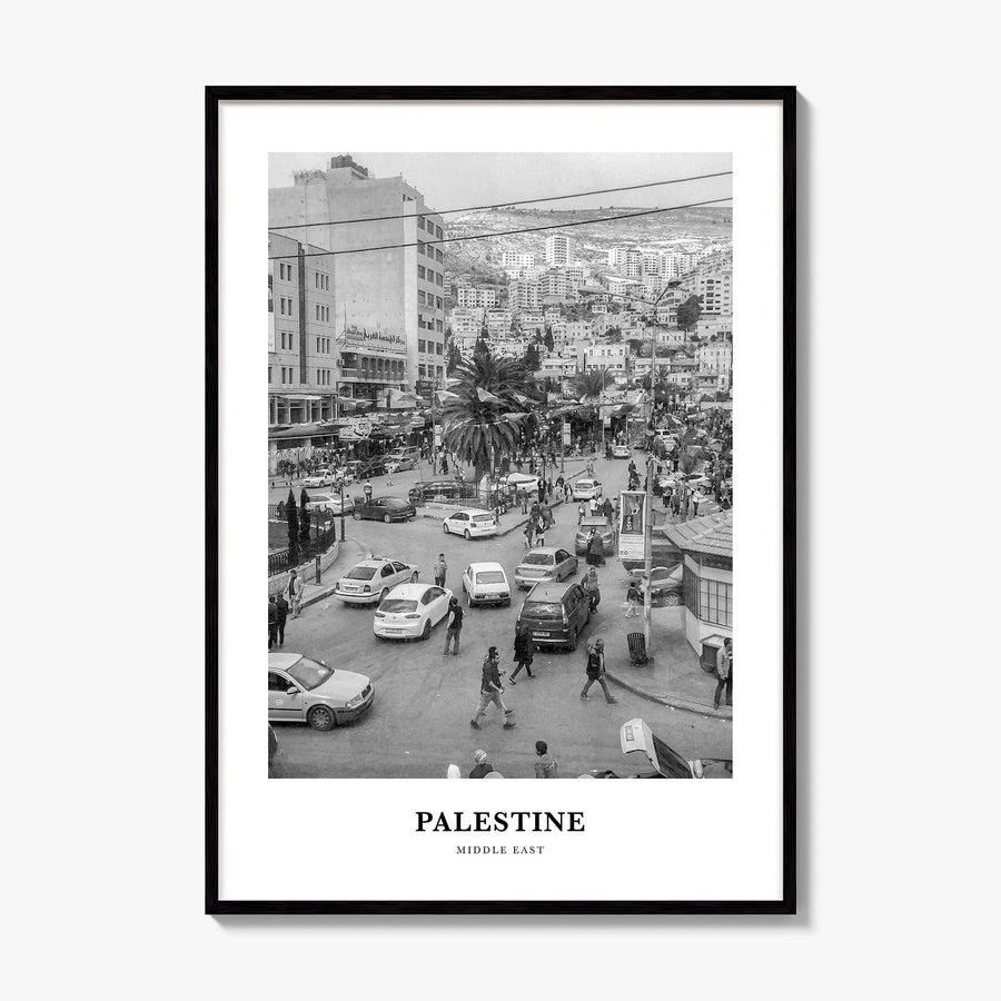 Palestine Classic No 1 Poster, framed poster mockup
