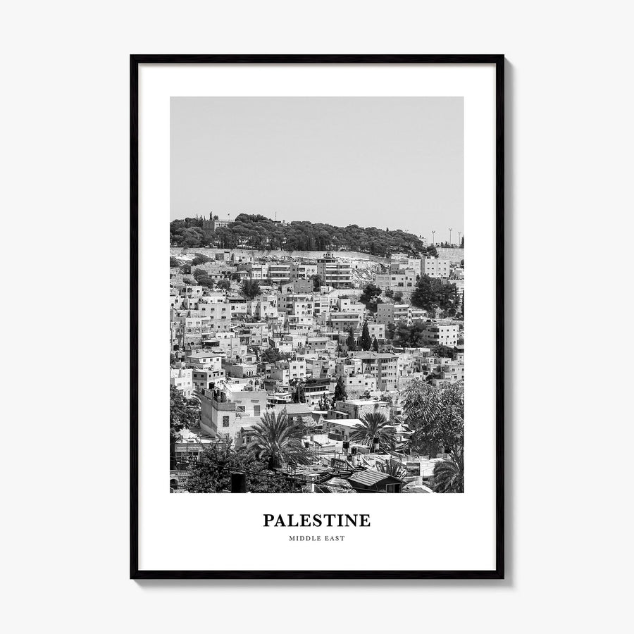 Palestine Classic No 2 Poster, framed poster mockup