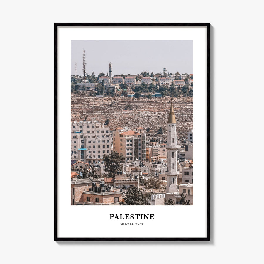 Palestine Classic No 1 Poster, framed poster mockup