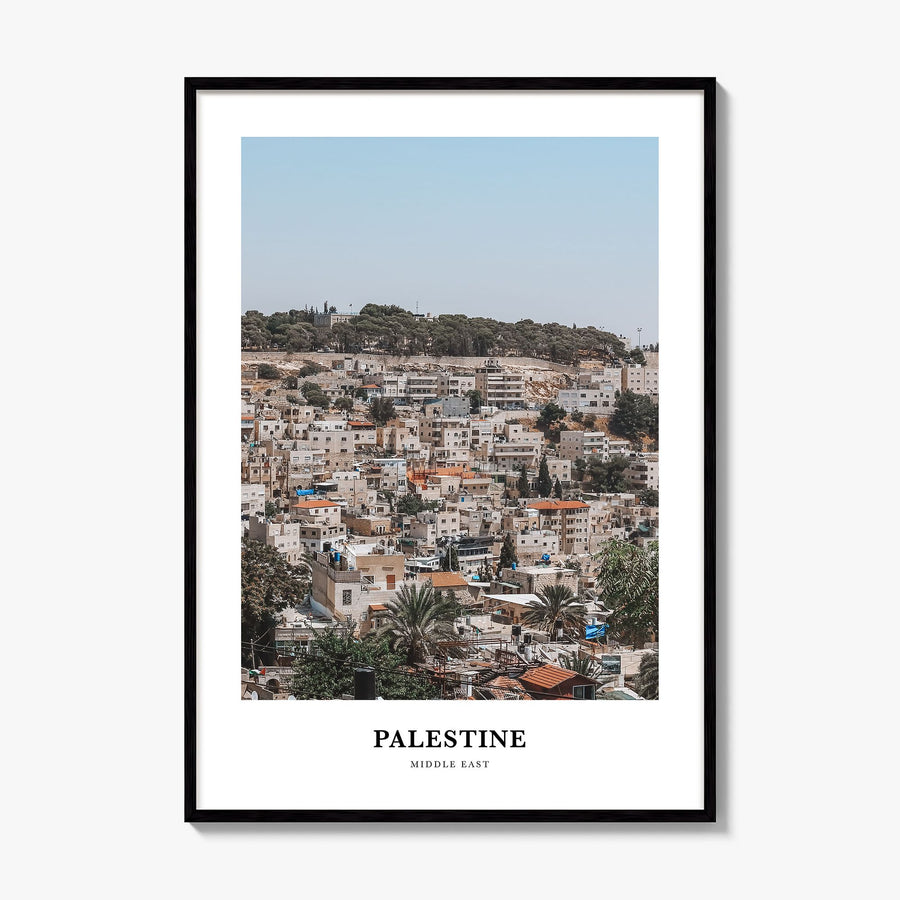 Palestine Classic No 2 Poster, framed poster mockup