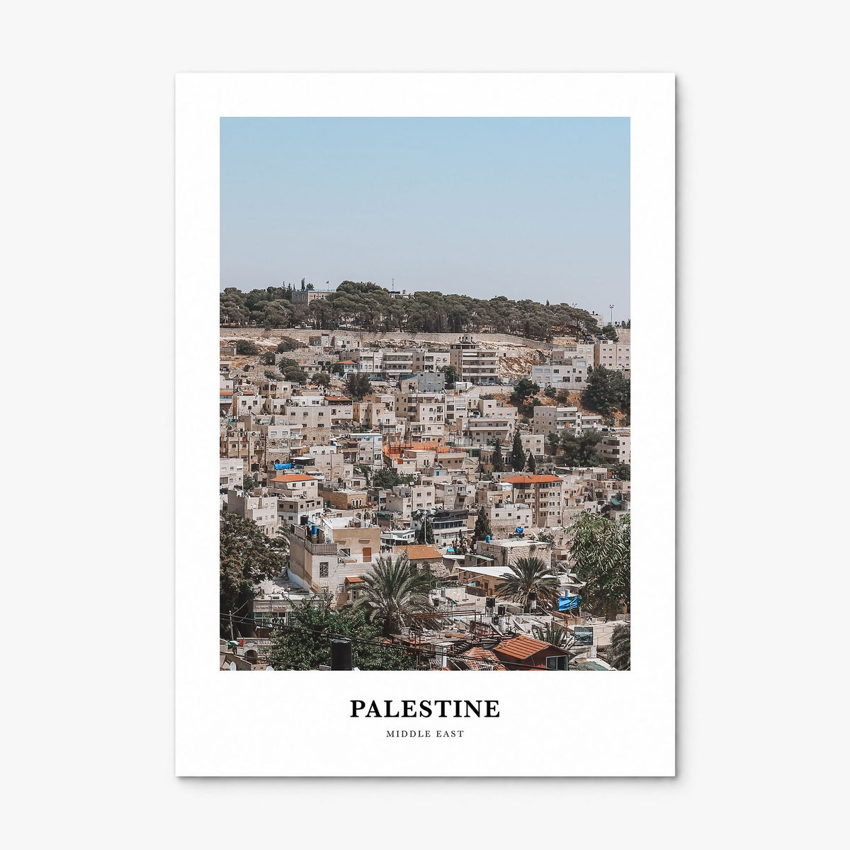 Palestine Classic No 2 Poster, print only (unframed)