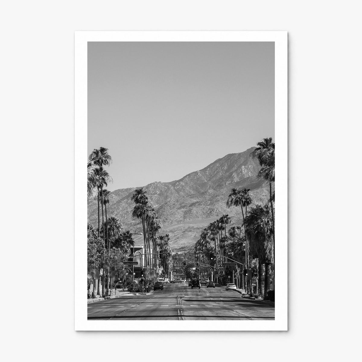 Palm Springs Photo No 1 Poster, print only (unframed), white border
