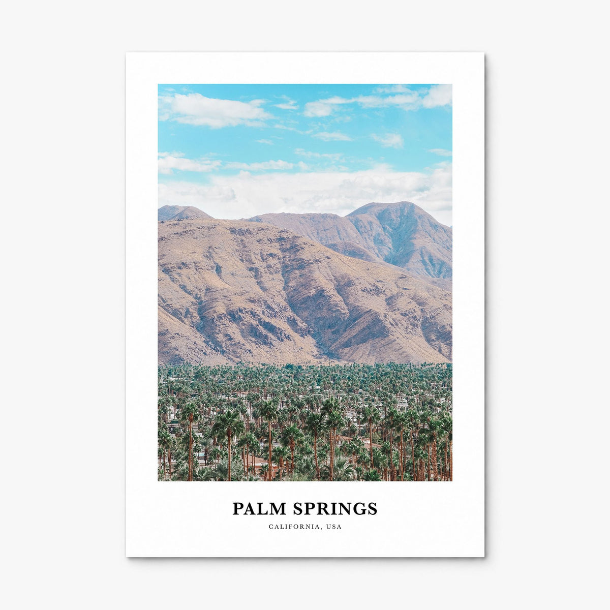 Palm Springs Classic No 2 Poster, print only (unframed)