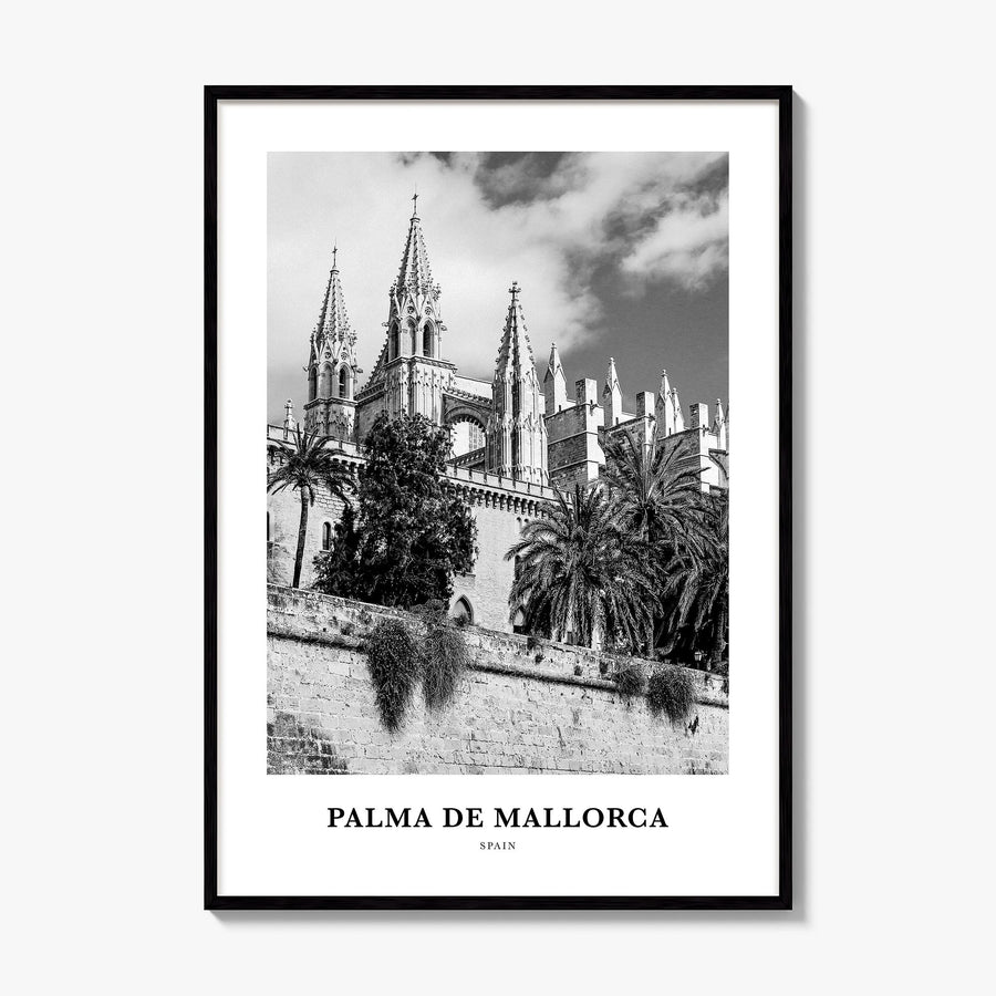 Palma de Mallorca Classic No 1 Poster, framed poster mockup